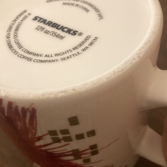 Starbucks 2014 12 oz Christmas Holiday Mug - Picture 7 of 8